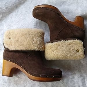 UGG Australia Lynnea Brown Suede Boots Size 6